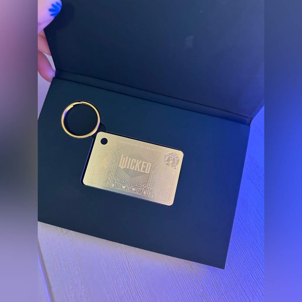 STARBUCKS⭐️ Gold Wicked gift card! Brand new!
